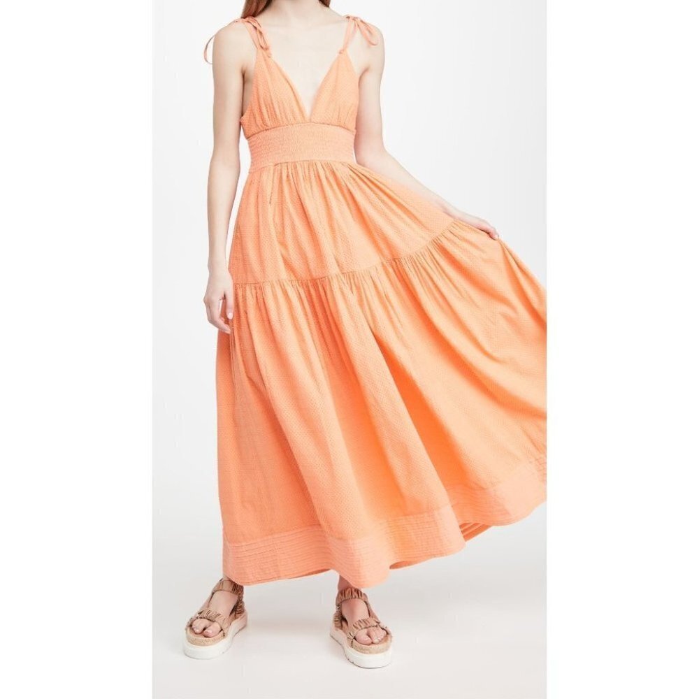 Solid & Striped Melody Orange Maxi Dress $248 - Picture 5 of 12